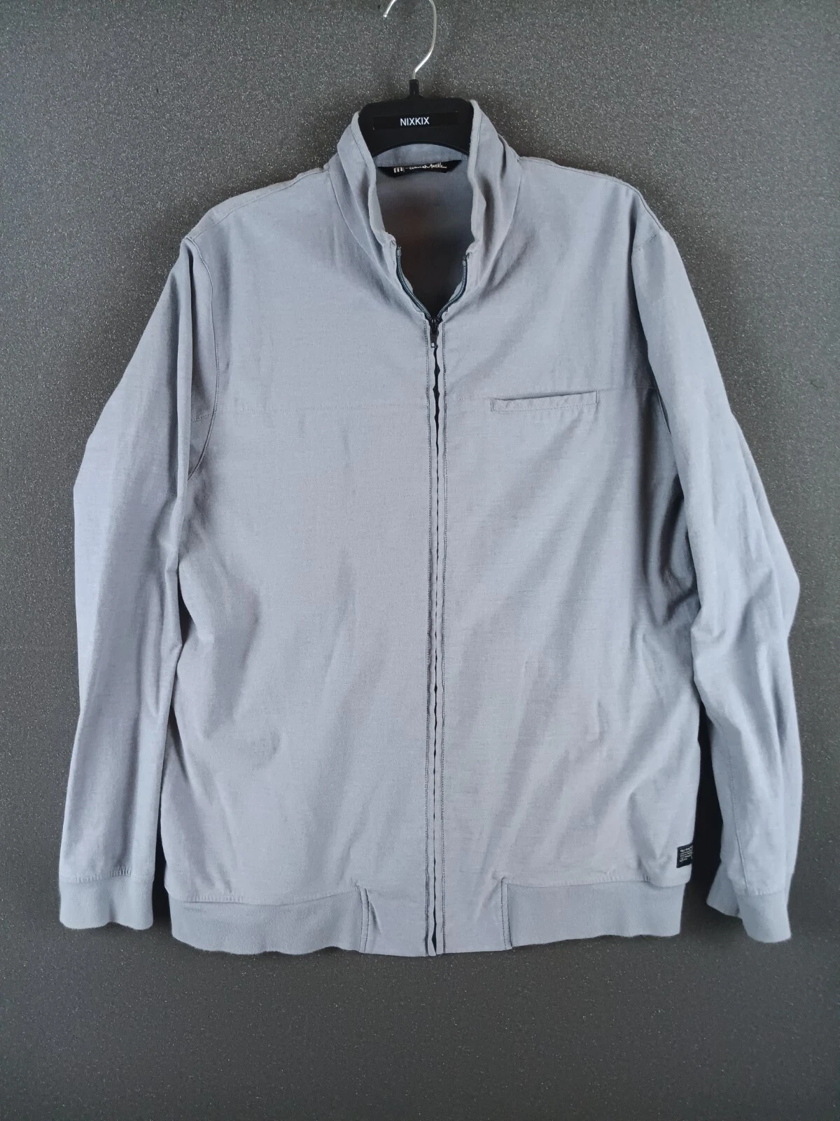 Travis Mathew Jacket Mens L Stone Full Zip Windbreaker Golf Lightweight Casual