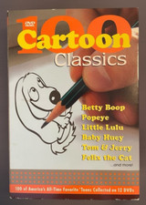 100 Cartoon Classics 12 DVD Box Set Popeye Betty Boop Felix Baby Huey 2004 NEW