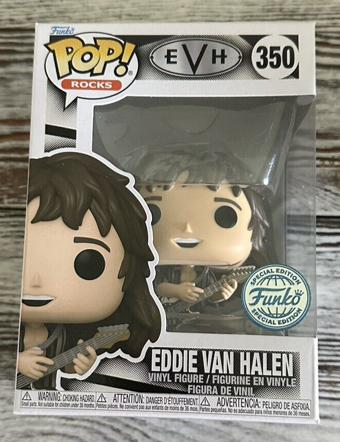 Funko Pop! Rocks Eddie Van Halen '78 EVH Black & White Funko Pop! Rocks Eddie Van Halen '78 EVH Black & White