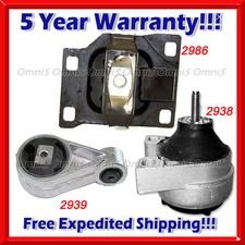 K171 Fit 2000-2004 Ford Focus 2.0l Sohc Except Svt Motor Transmission Mount 3x