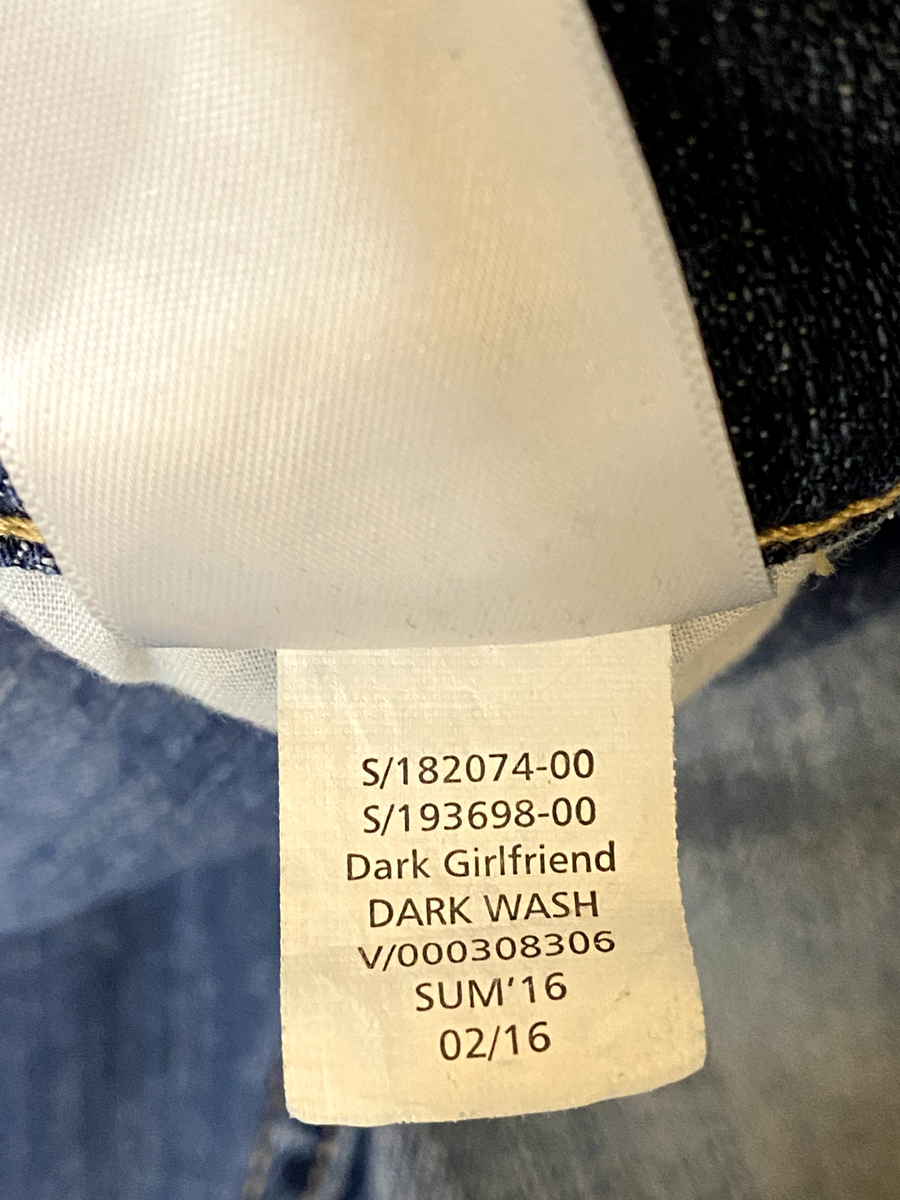 ハンドメイド BANANA REPUBLIC Girlfriend Jeans Women's 29/8 Blue Mid Rise Cotton