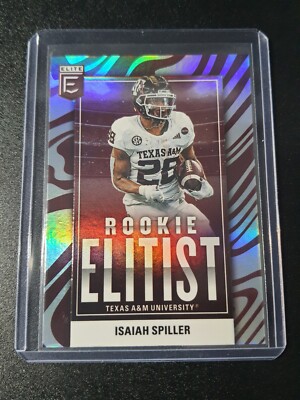 Isaiah Spiller - Donruss Elite Football 2022 - Chargers - Rookie Elitist 