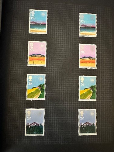GB 88 Page Clean Album, Mint & Mirrored VFU CDS, Stamps Commemoratives (Video) - Picture 5 of 24