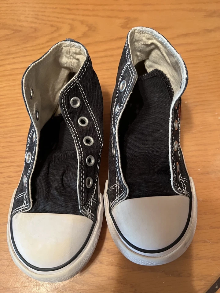 Converse Chuck Taylor All Star zapatos para niños pequeños talla 9 negro Foto 3 de 4