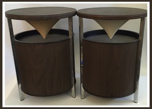 vintage round speakers