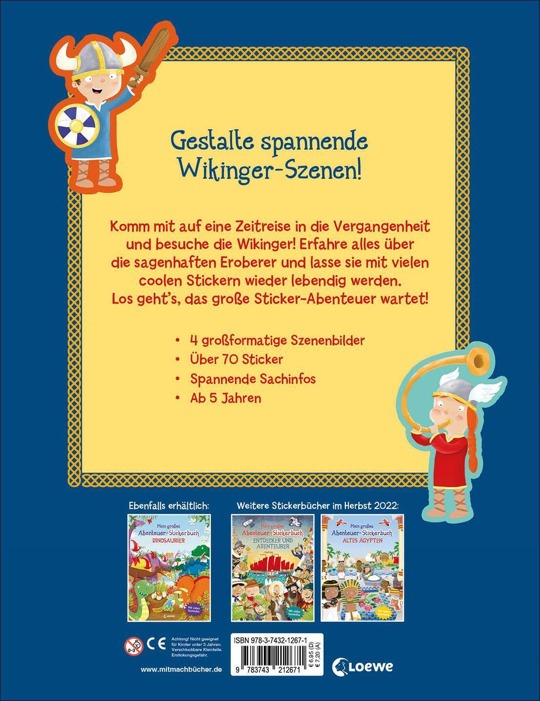 Thumbnail - Mein Großes Abenteuer-stickrbuch - Wikinger | Joshua George |