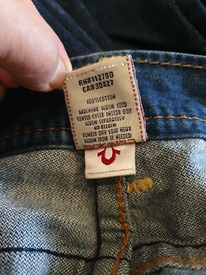 True religion Billy Giant big T Size 29 | eBay