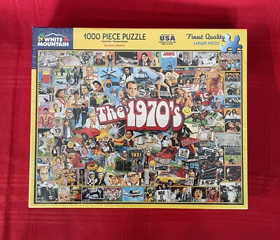 White Mountain Puzzles The Seventies - 70's Themed Jigsaw Puzzle - 1000 Pieces