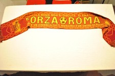 RARA Sciarpa AS ROMA VINTAGE '90- FORZA ROMA - "La Roma non si discute. Si ama"