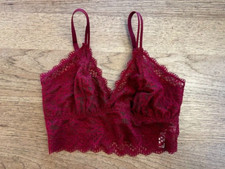 SOMA Intimates Red Flirt SMALL Embraceable Enchanting Lace Bralette NEW