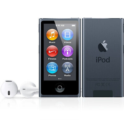 Begyndelsen Emuler provokere Apple iPod nano 7th Generation Space Gray (16 GB) for sale online | eBay