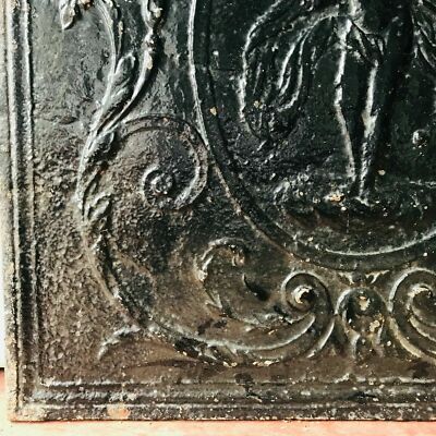 Deux grandes plaques de cheminée anciens XIX siècle en font