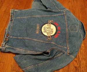 jaqueta jeans hard rock cafe