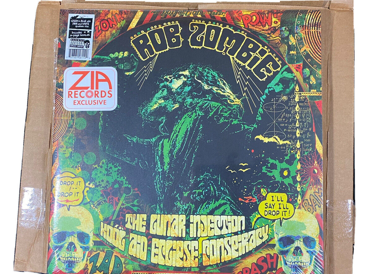 Rob Zombie The Lunar Injection Kool Aid Vinyl LP Zia Exclusive 1000 Made SEALED