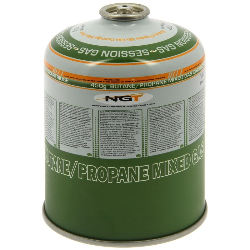 Gas Butane Propane Canisters Cartridge 450g Camping Carp Fishing Cooking Case