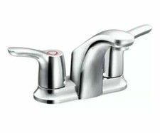 Cleveland CA42211 Baystone 2 Handle Lavatory Bathroom Faucet, Chrome