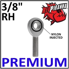 RH 3/8-24 BORE 3/8 PREMIUM MALE HEIM JOINT DRAG LINK ROD END BALL STEERING