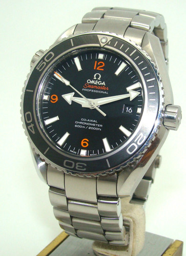 OMEGA 45.5mm PLANET OCEAN SEAMASTER CO-AXIAL STAINLESS STEEL AUTOMATIC WATCH