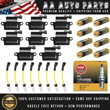 Ignition Coil & Wire Set & NGK Spark Plug fit Chevrolet Silverado 1500 Classic