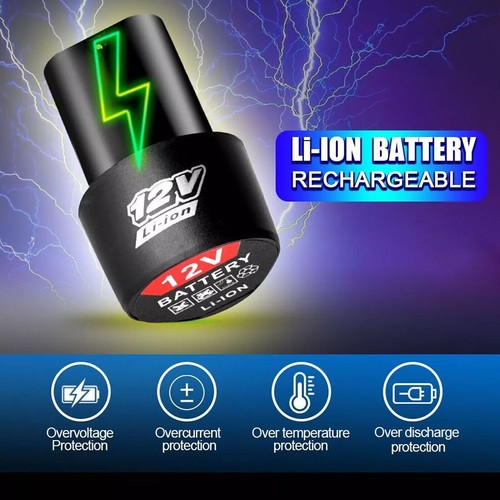 Batería recargable de iones de litio 1500 mAh 12 V para taladro destornillador eléctrico universal - Imagen 13 de 22