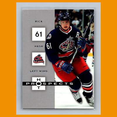 Rick Nash #29 2005 Fleer Hot Prospects Columbus Blue Jackets