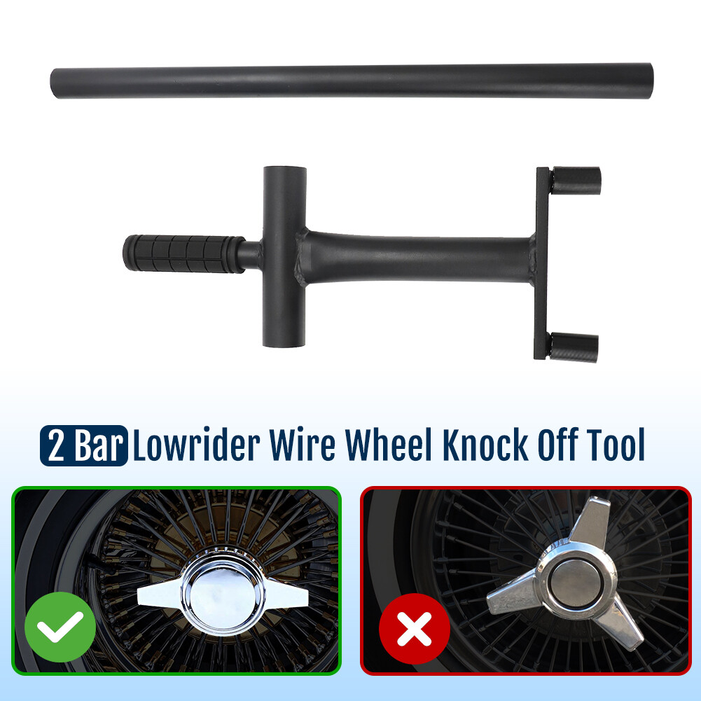 2 Bar Lowrider Wire Wheel Knock Off Tool Wrench For Dayton,Luxor