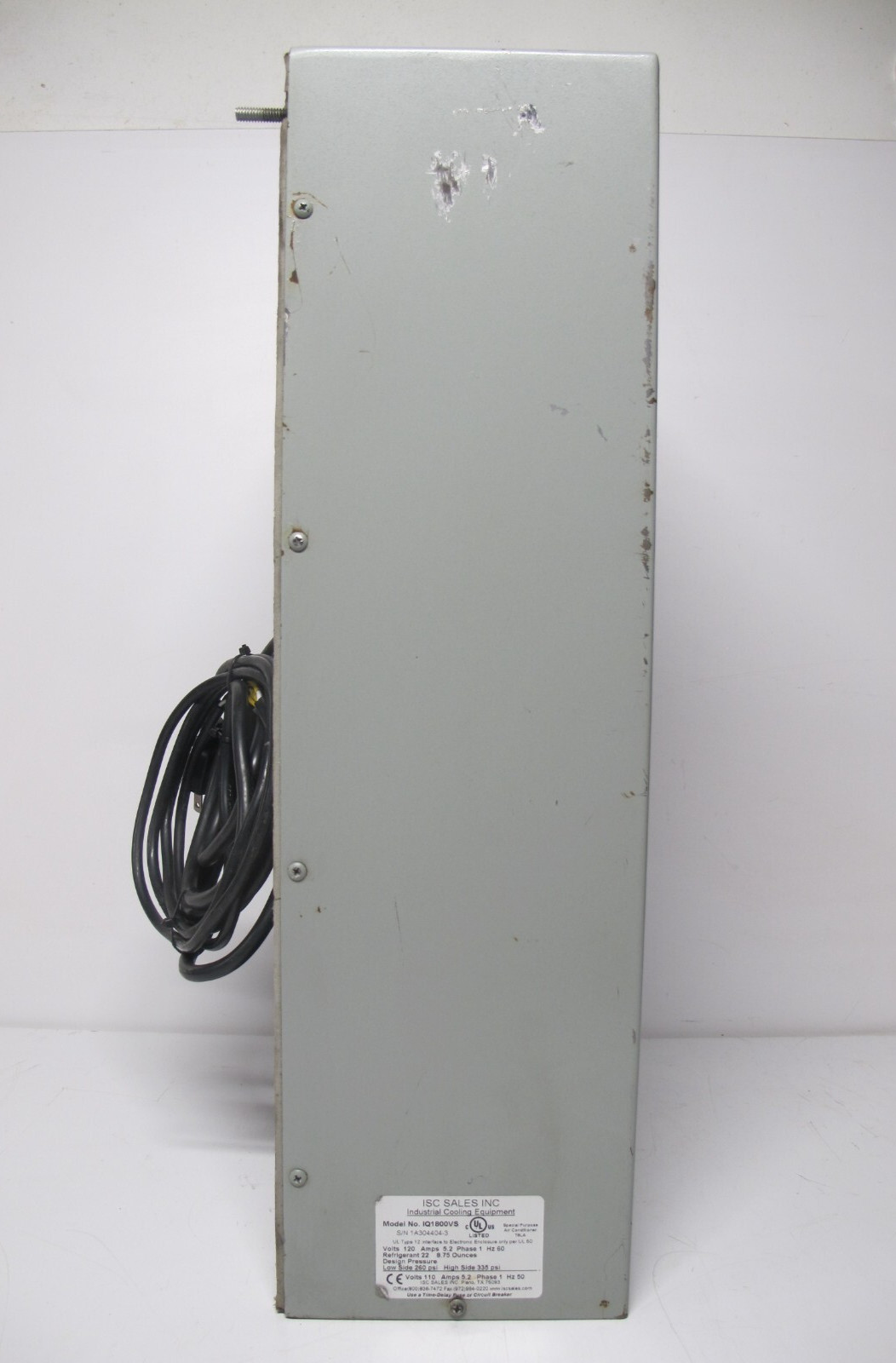 Parts ISC Sales IQ1800VS AC Ice Qube 1800 BTU Panel Air Conditioner Enclosure