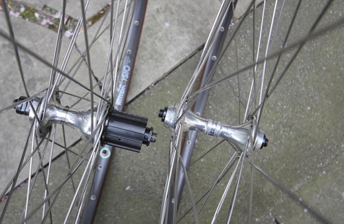 Campagnolo C Record / Ambrosio Professional Rims / 36 H / Anthrazit Wheel Set - Bild 10 von 23