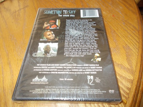 SOMETHIN' TO SAY DVD BRAND NEW SEALED - Picture 2 of 2