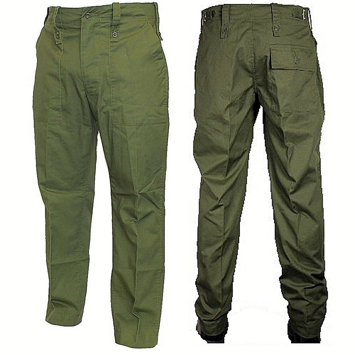 British Army Lightweight Service Trousers Olive Green