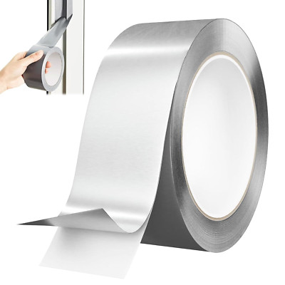 Hitzebeständiges Alu-Klebeband 50mm x 25m für Rockwool, Aluminium F