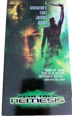 Star Trek Nemesis VHS-Rare Vintage-SHIPS N 24 HOURS | eBay