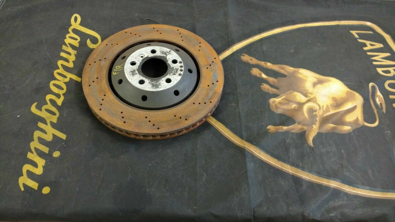 LAMBORGHINI GALLARDO FRONT RIGHT BRAKE DISC ROTOR OEM 400615302B