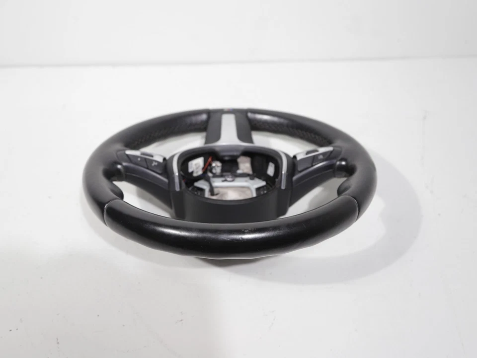 2011-2016 BMW F10 528 535 550 M RODA DE DIREÇÃO AQUECIDA ESPORTIVA SEM PÁS FABRICANTE DE EQUIPAMENTO ORIGINAL 🚗 - Imagem 2 de 4