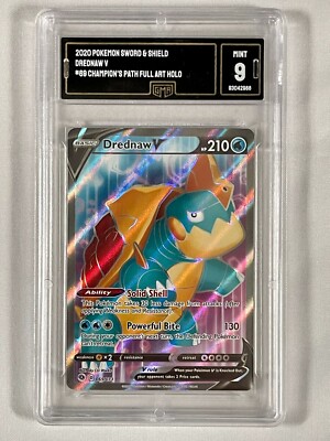 2020 Pokemon Sword and Shield Drednaw V FA Champions Path #069 MINT 9!!!!