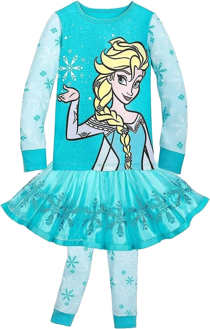 100% Algodón Elsa Frozen para niñas