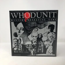 Vintage 1985 Whodunit Mystery Detective Clue Game Selchow Righter OPEN BOX