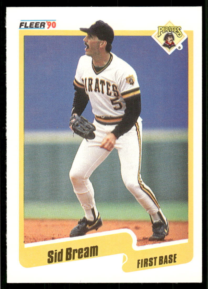 1990 Fleer #463b Sid Bream