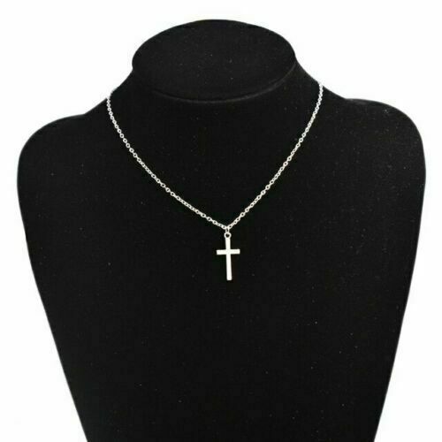 Collana con Croce zirconata colorata Argento 925 - Gioielleria online Guerriero pozzuoli- preziosi oro