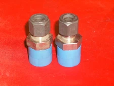 PARKER CPI 6-8-FBZ-SS STRAIGHT MALE CONNECTOR 3/8" TUBE X 1/2" NPT - LOT OF 2