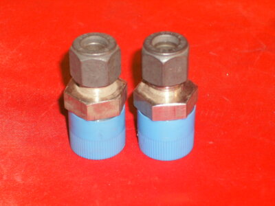 PARKER CPI 6-8-FBZ-SS STRAIGHT MALE CONNECTOR 3/8'' TUBE X 1/2'' NPT - LOT OF 2