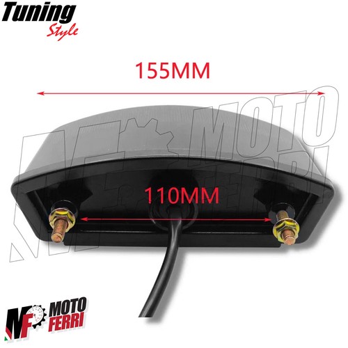 MF7555 Fanale Stop LED Luce Targa Fumè per Monster 600 620 695 900 1000 S2R S4R - Picture 5 of 7