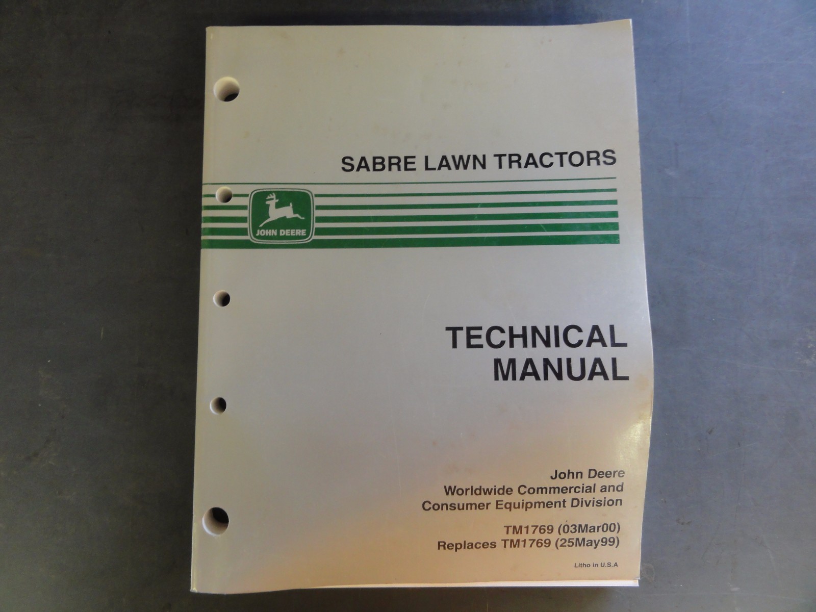 Norton Secured - powered by Verisign John Deere Technical Service Manual  Sabre Lawn Tractors TM1769 ...