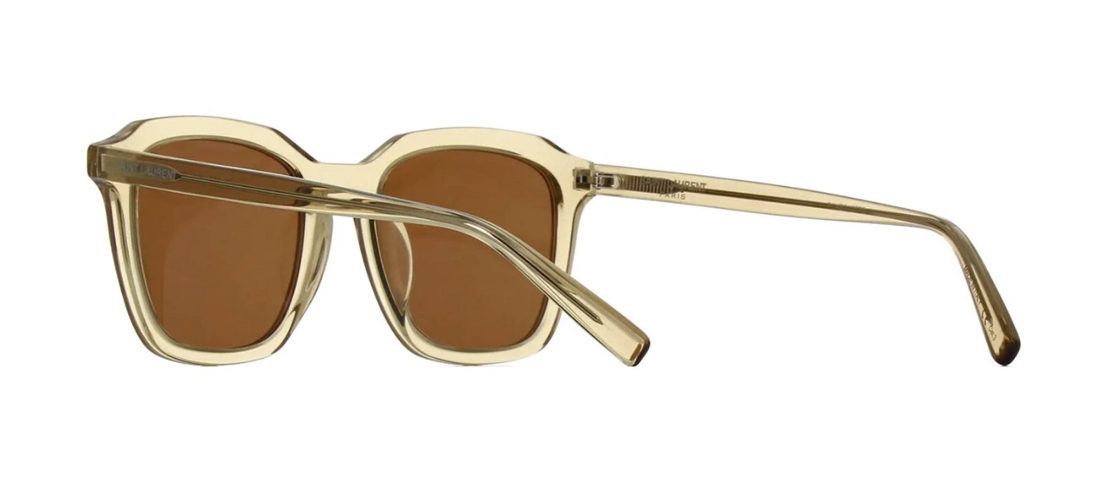 Saint Laurent SL 457 Occhiali da sole cristalli gialli marroni (004)