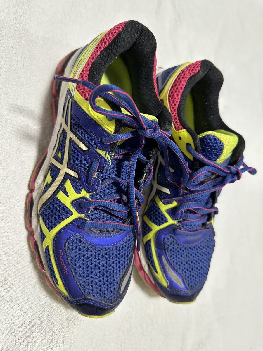 Asics Gel Kayano 21 Women's EU 39 Purple Pink Neon Running