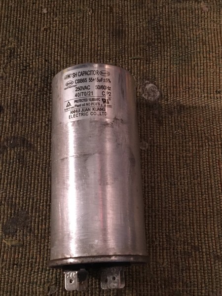 Condensador SH de doble funcionamiento JK CBB65 55+15 250VAC 