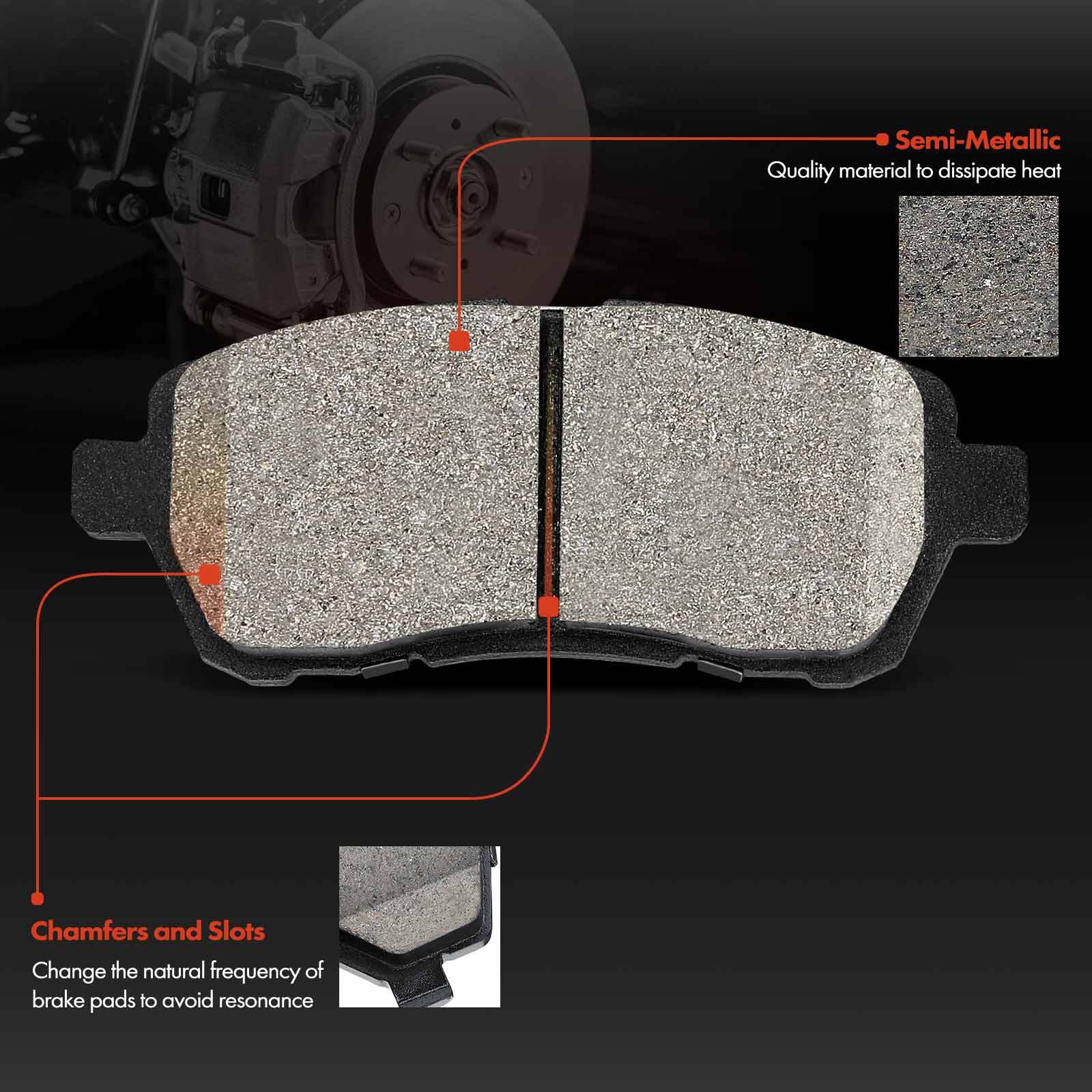 Brake Discs & Brake Pads Front 256mm for Suzuki Swift III FZ NZ 10ON