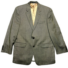 Lauren Ralph Lauren Blazer Mens 42L Olive Wool Herringbone Jacket