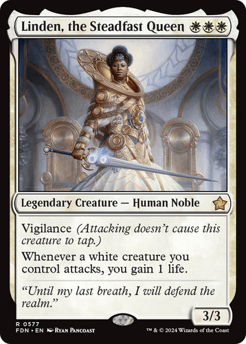 Linden, the Steadfast Queen [Foundations] Near Mint