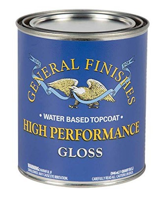 1 Quart Gloss Polyurethane Varnish Durable Top Coat for Interior Use